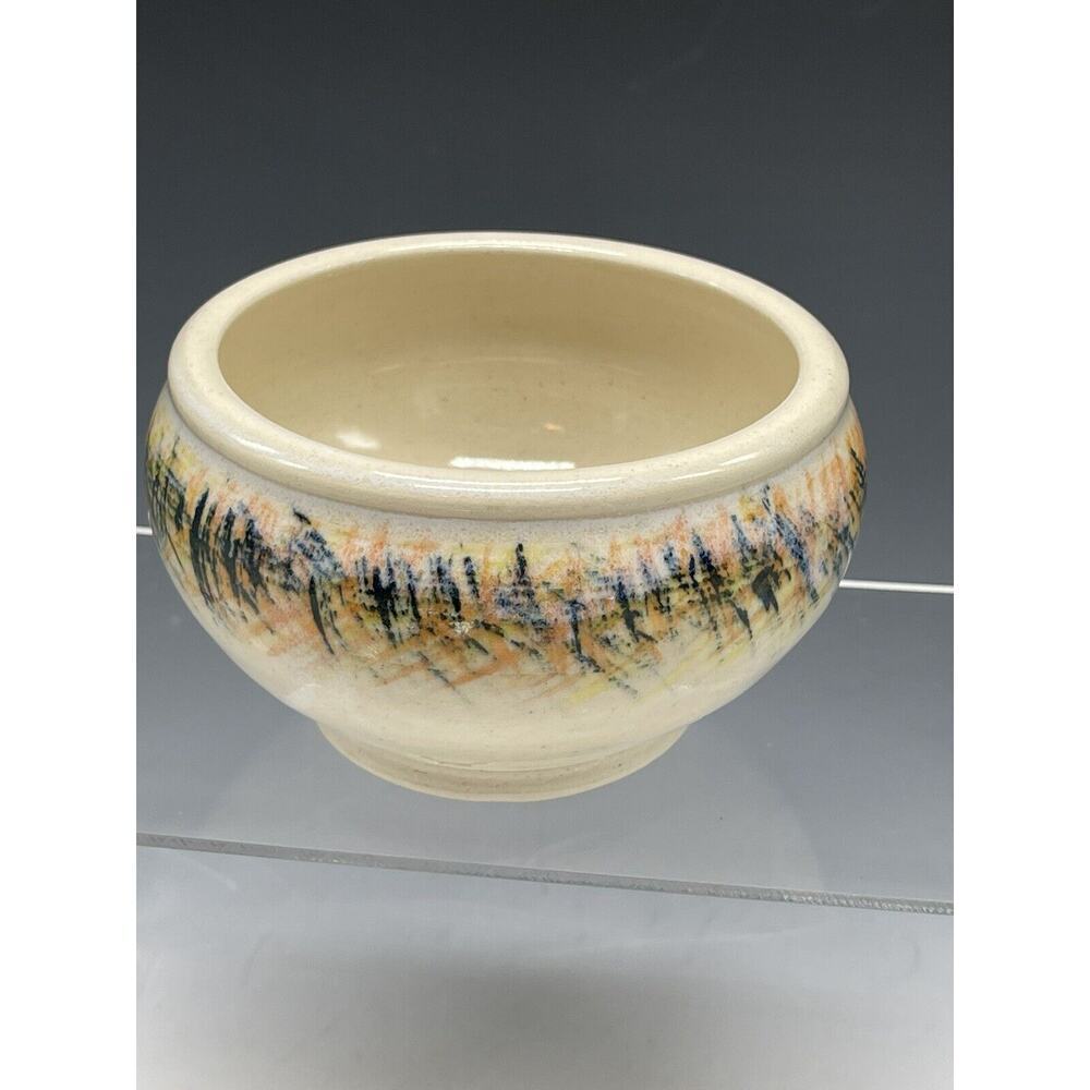 Marble Clay SMALL Bowl Rose Vase Candle Holder 4.5" Mortar‎ - Picture 2 of 8